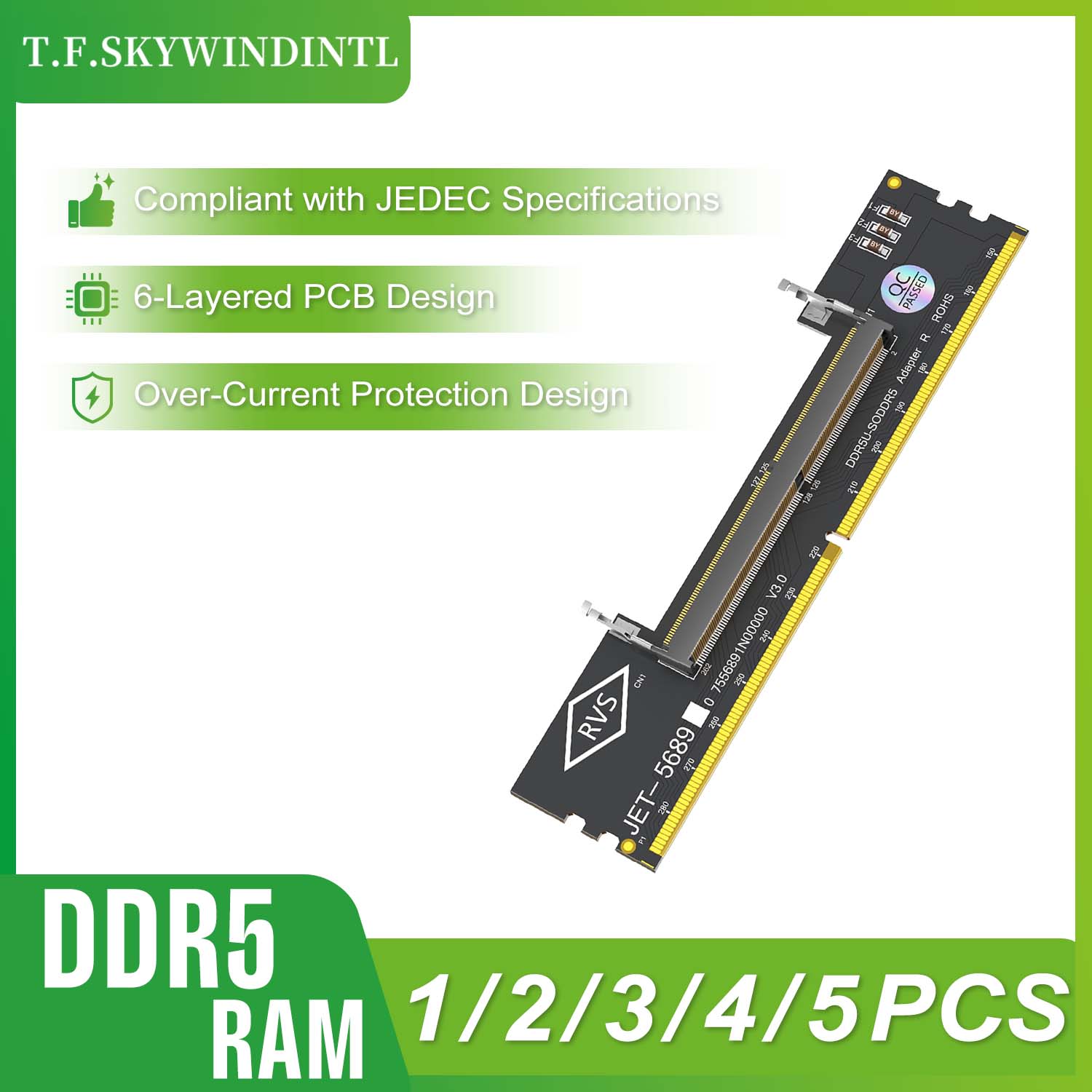 Ddr5 Laptop Ram - 1/2/3/4/5PCS DDR5 메모리 단위 테스트 카드