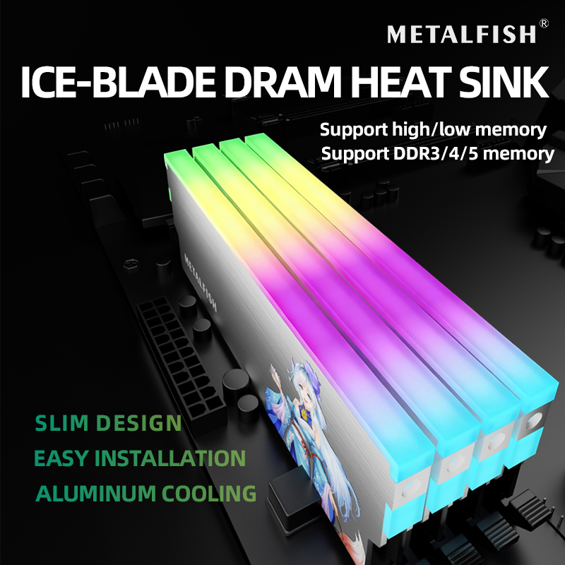 METALFISH DRAM 방열판 5V-3PIN ARG - Ddr5 Memory 리뷰 및 가격