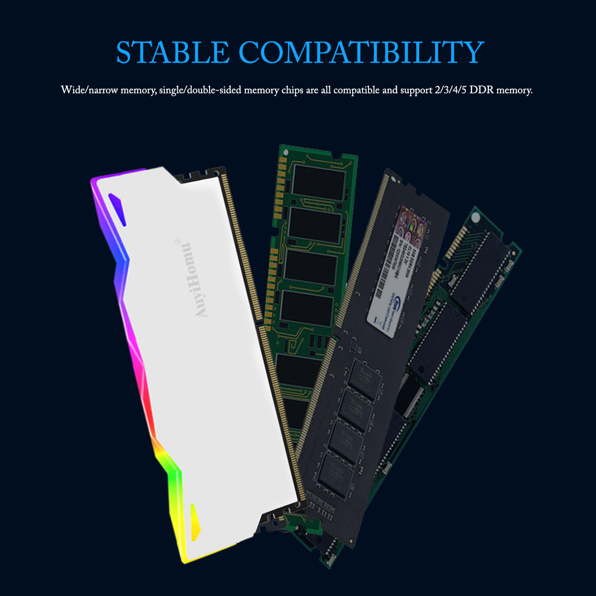 AuyiHomu RGB 히트싱크, 5V 3핀 ARGB  - Ddr5 Ram 리뷰 및 가격