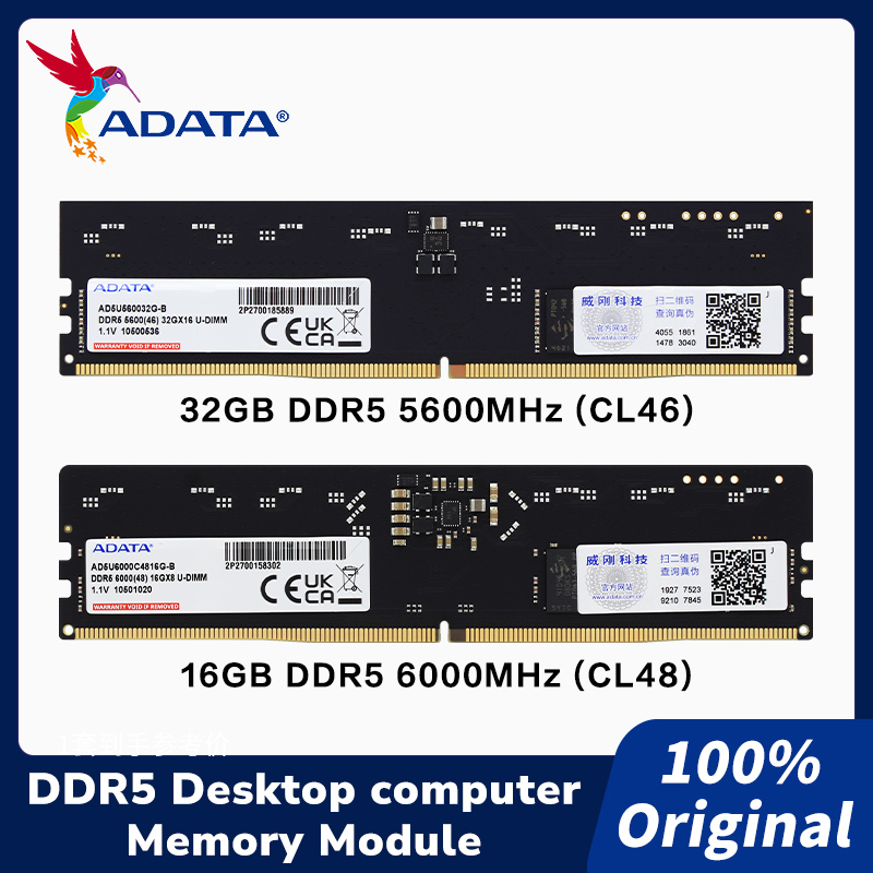 ADATA DDR5 U-DIMM 메모리 모듈 온다이 E - Ddr5 16Gb 6000Mhz 리뷰 및 가격